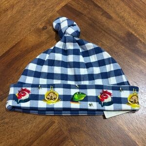 Gucci Baby Plaid Cotton Hat With Animals Size Large, 50